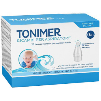 RICAMBI ASPIRATORE NASALE TONIMER 20 PEZZI