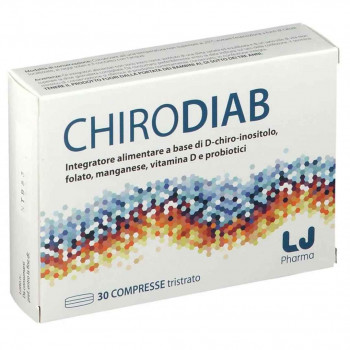 LJ PHARMA CHIRODIAB INTEGRATORE PER METABOLISMO E GLICEMIA 30 COMPRESSE