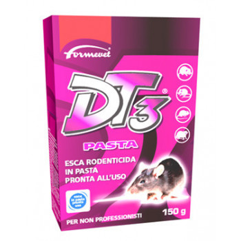 DT3 PASTA ESCA RODENTICIDA PRONTA ALL'USO 150 G