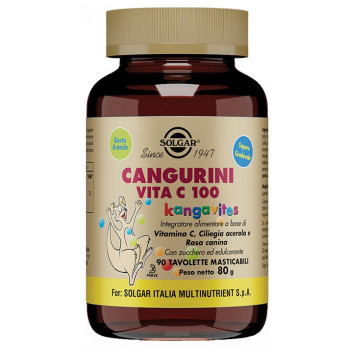 CANGURINI VITA C 100 90 TAVOLETTE MASTICABILI
