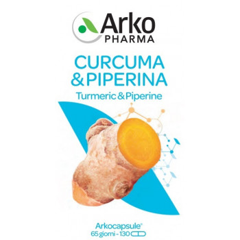 ARKOCPS CURCUMA + PIPERINA 130 CAPSULE