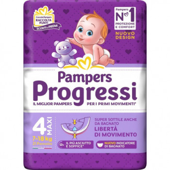 PAMPERS PROGRESSI MAXI 21 PEZZI
