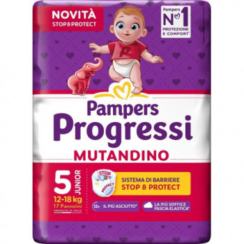PAMPERS PROGRESSI MUTANDINA JUNIOR 17 PEZZI