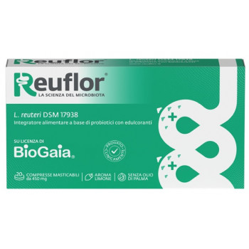 REUFLOR 20 COMPRESSE MASTICABILI AROMA LIMONE