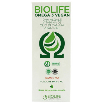 BIOLIFE OMEGA 3 VEGAN 50 ML
