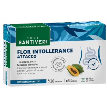 FLOR INTOLLERANCE ATTACCO 30 CAPSULE