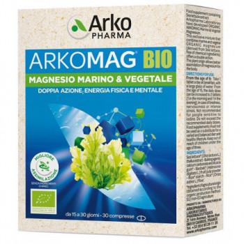 ARKOMAG BIO MAGNESIO MARINO & VEGETALE 30 COMPRESSE