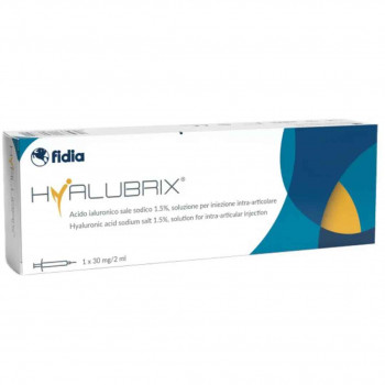 SIRINGA INTRA-ARTICOLARE HYALUBRIX ACIDO IALURONICO 1,5% 30 MG 2 ML NO ETO