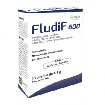 FLUDIF 600 VANIGLIA/BANANA 10 BUSTINE