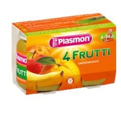 PLASMON OMO 4FRUTTI 2X104G